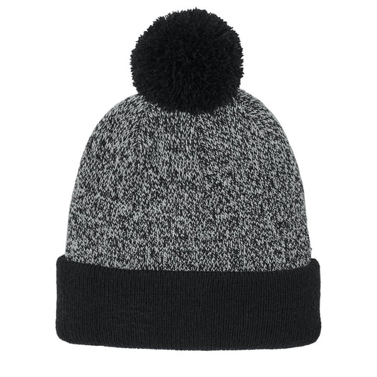 Sport-Tek ®  Halftime Heather Pom Beanie STC68