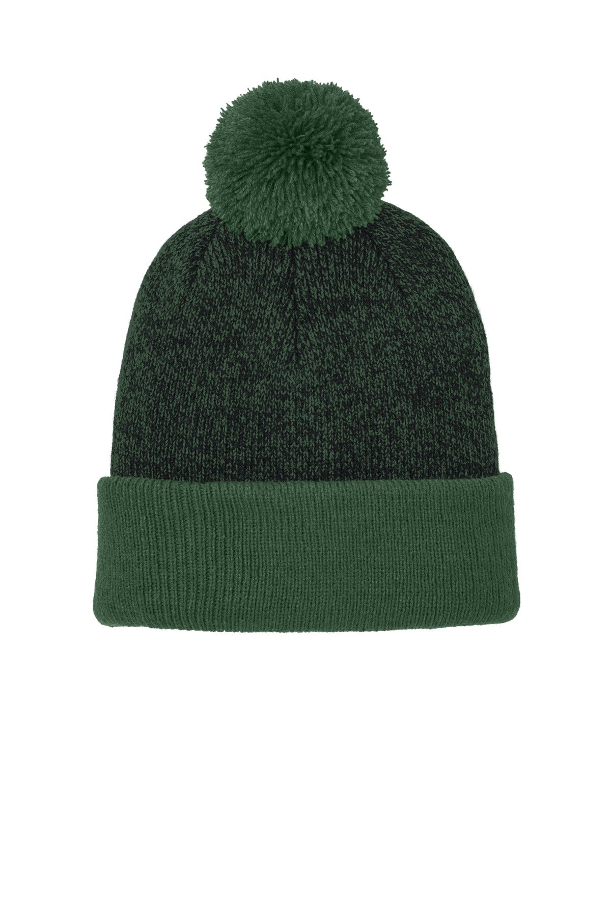 sport-tek ®  halftime heather pom beanie stc68