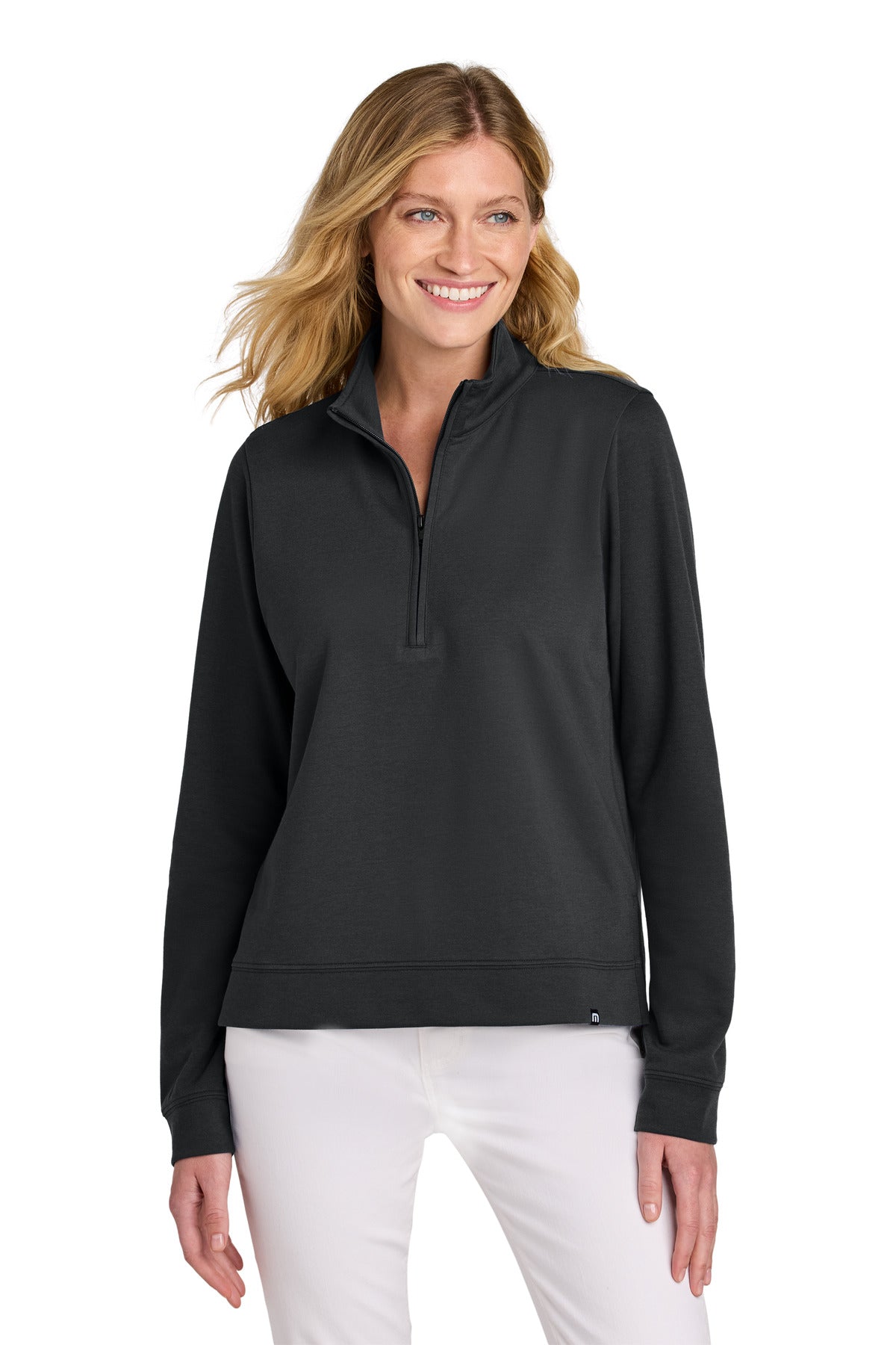 travismathew women's coveside 1/2-zip tm1ld007