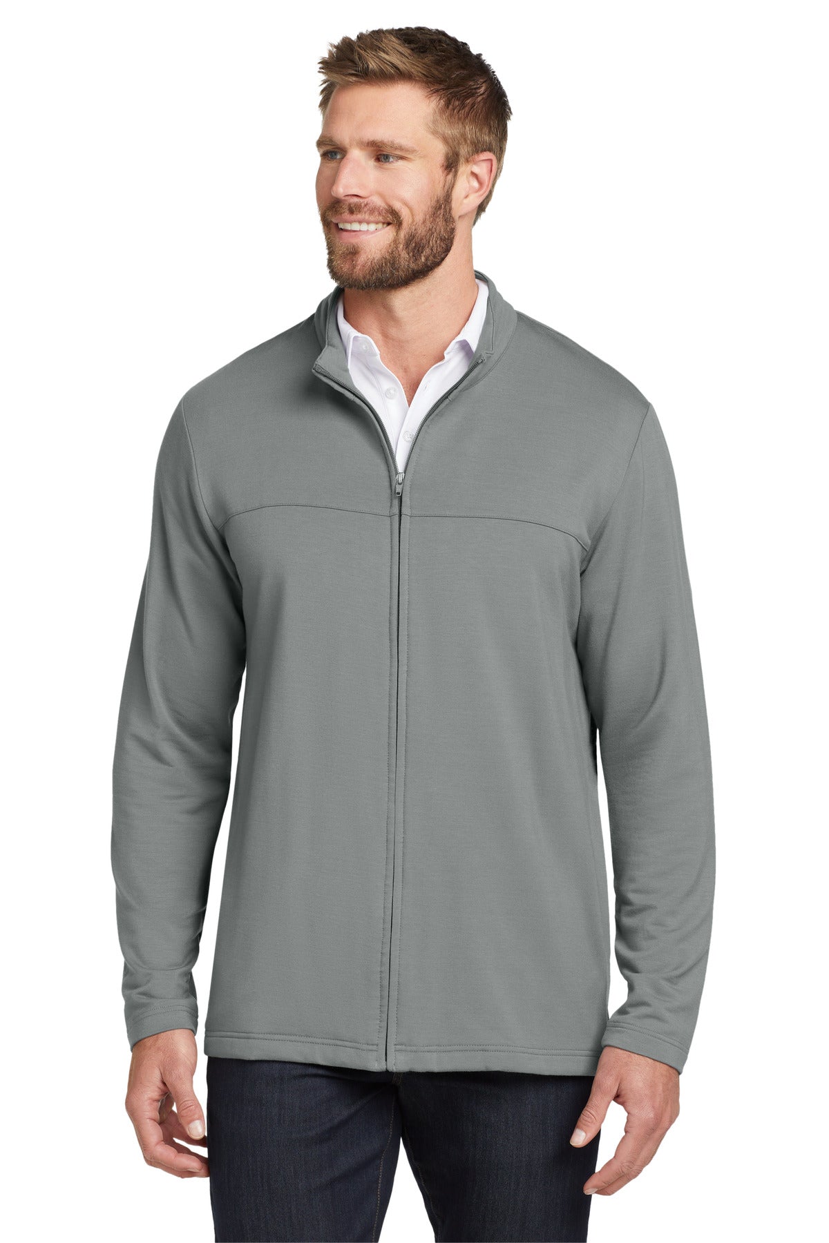 travismathew newport full-zip fleece. tm1mu420