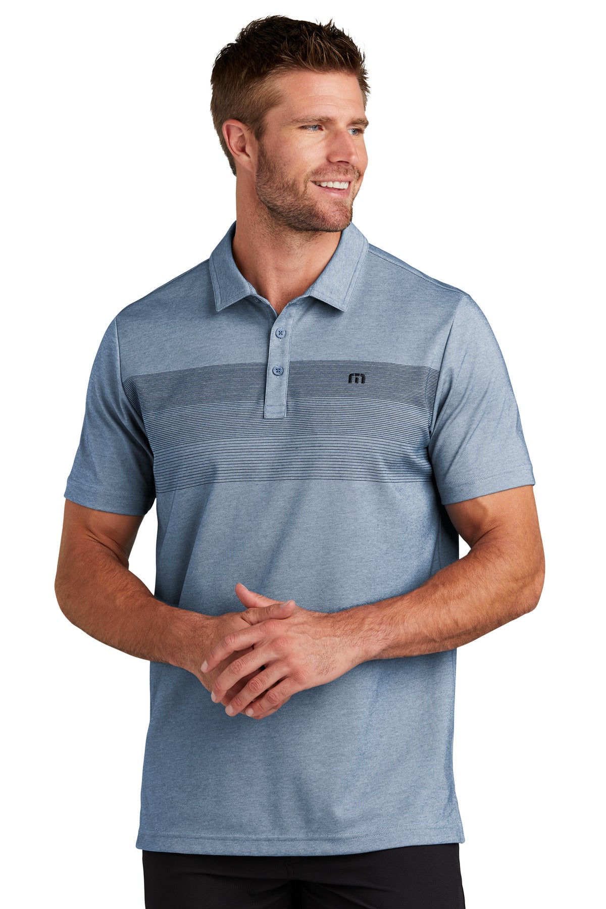 travismathew coastal chest stripe polo tm1my402