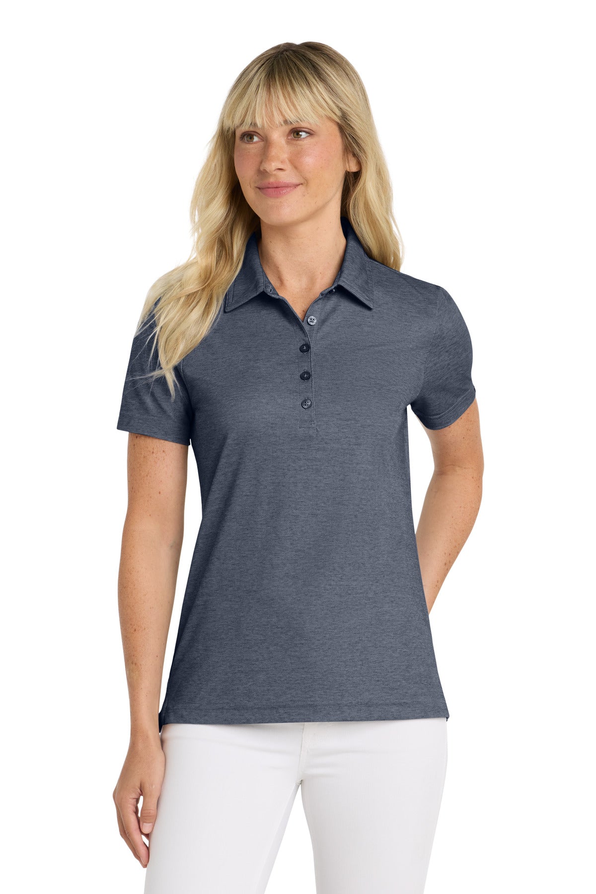 travismathew women's oceanside heather polo tm1ww002