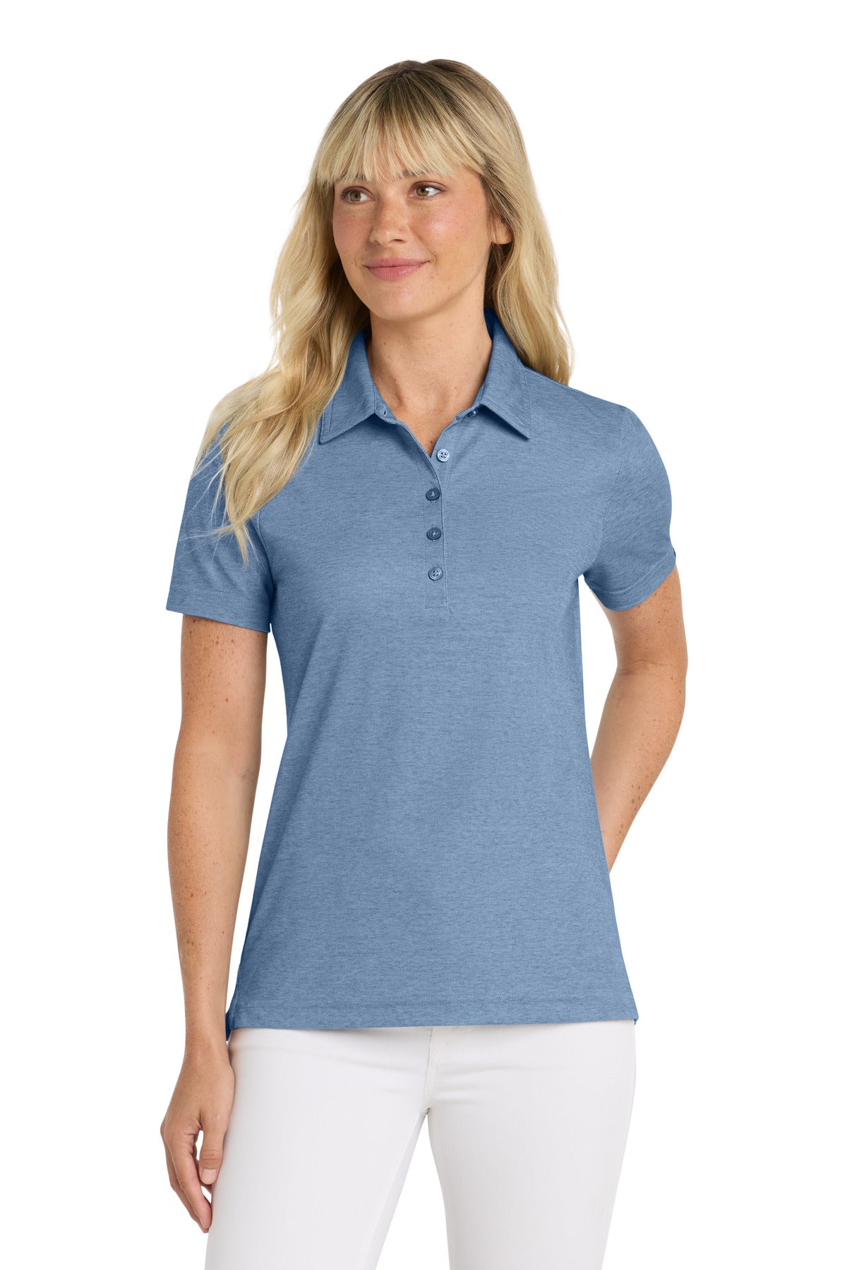 travismathew women's oceanside heather polo tm1ww002