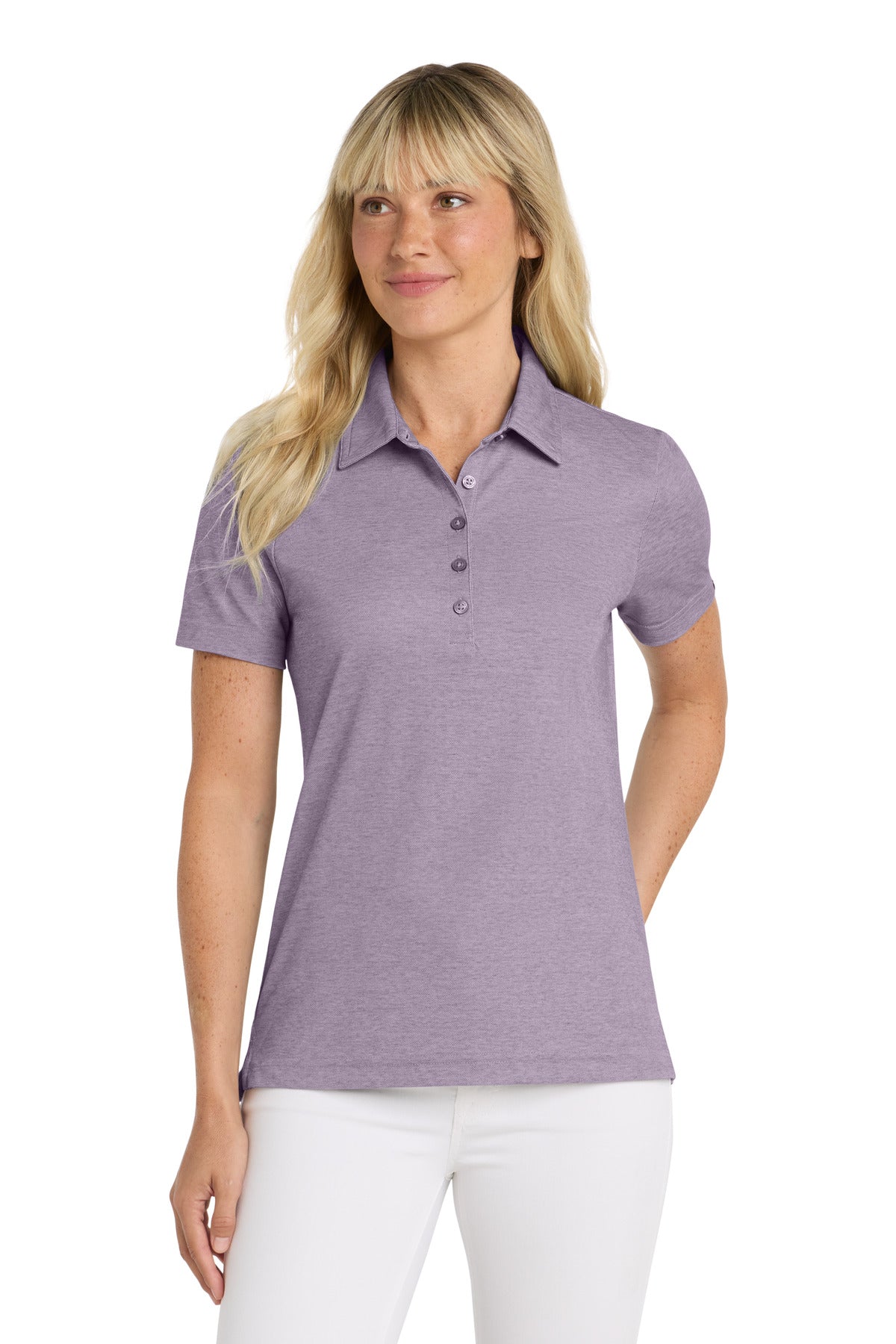 travismathew women's oceanside heather polo tm1ww002