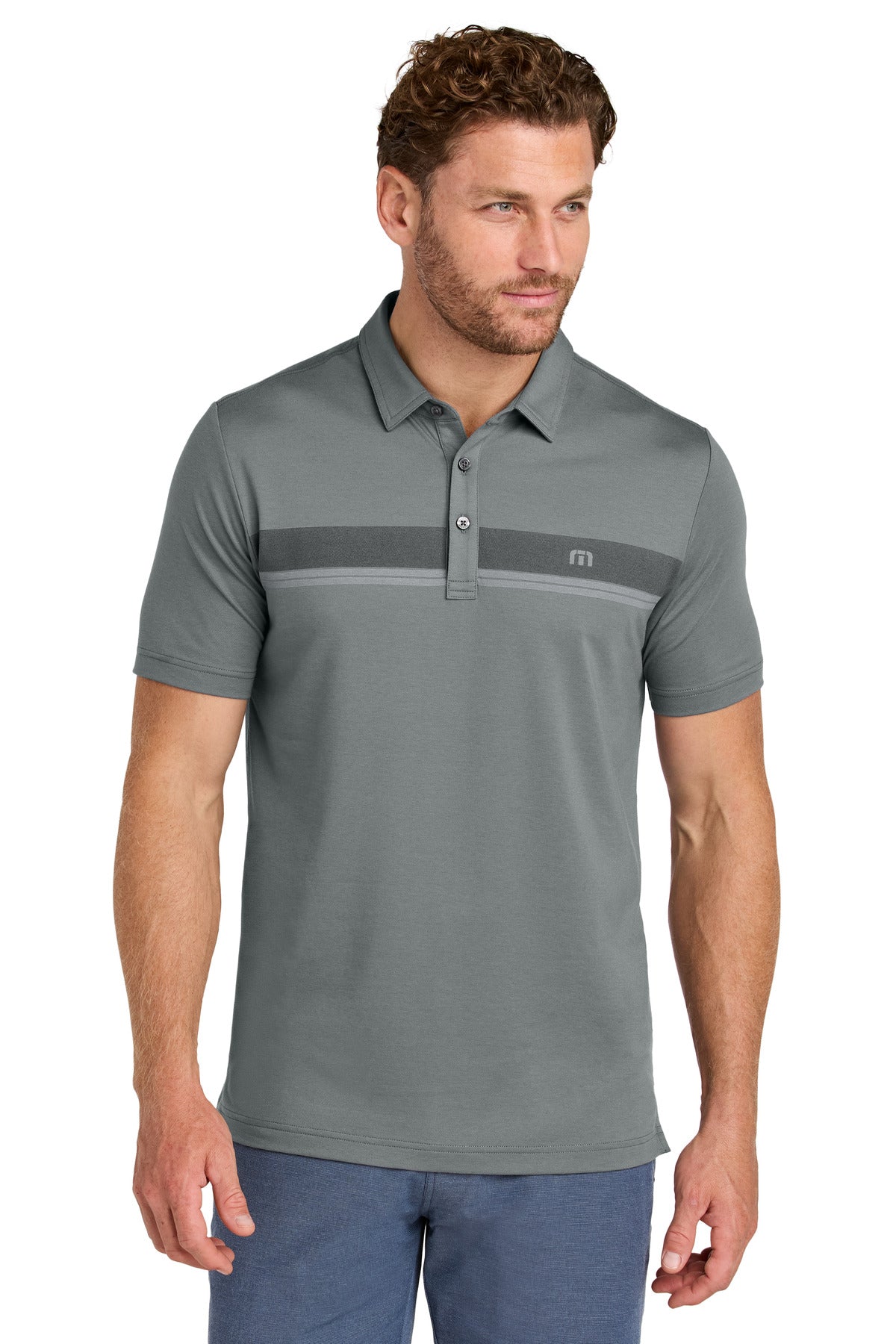 travismathew glenview stripe polo tma41462