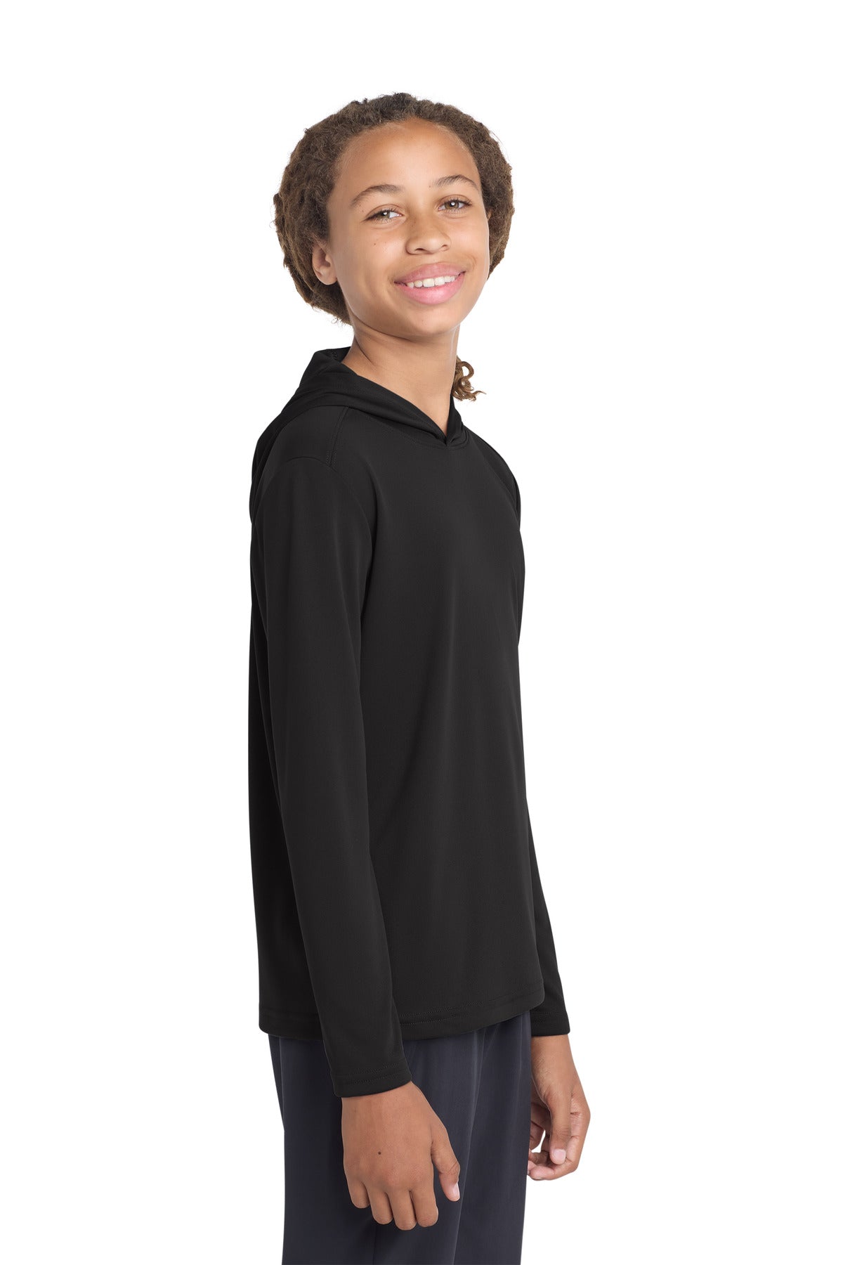 sport-tek  ®  youth posicharge  ®  competitor  ™  hooded pullover. yst358