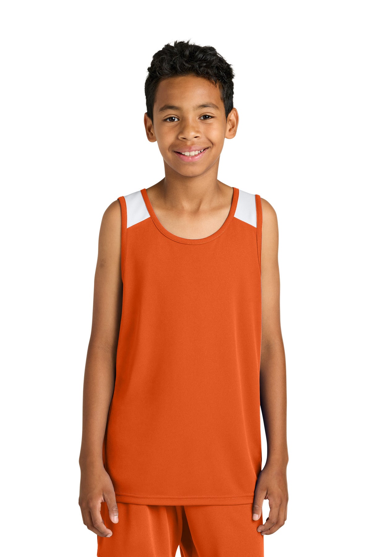 sport-tek ®  youth club track tank yst446