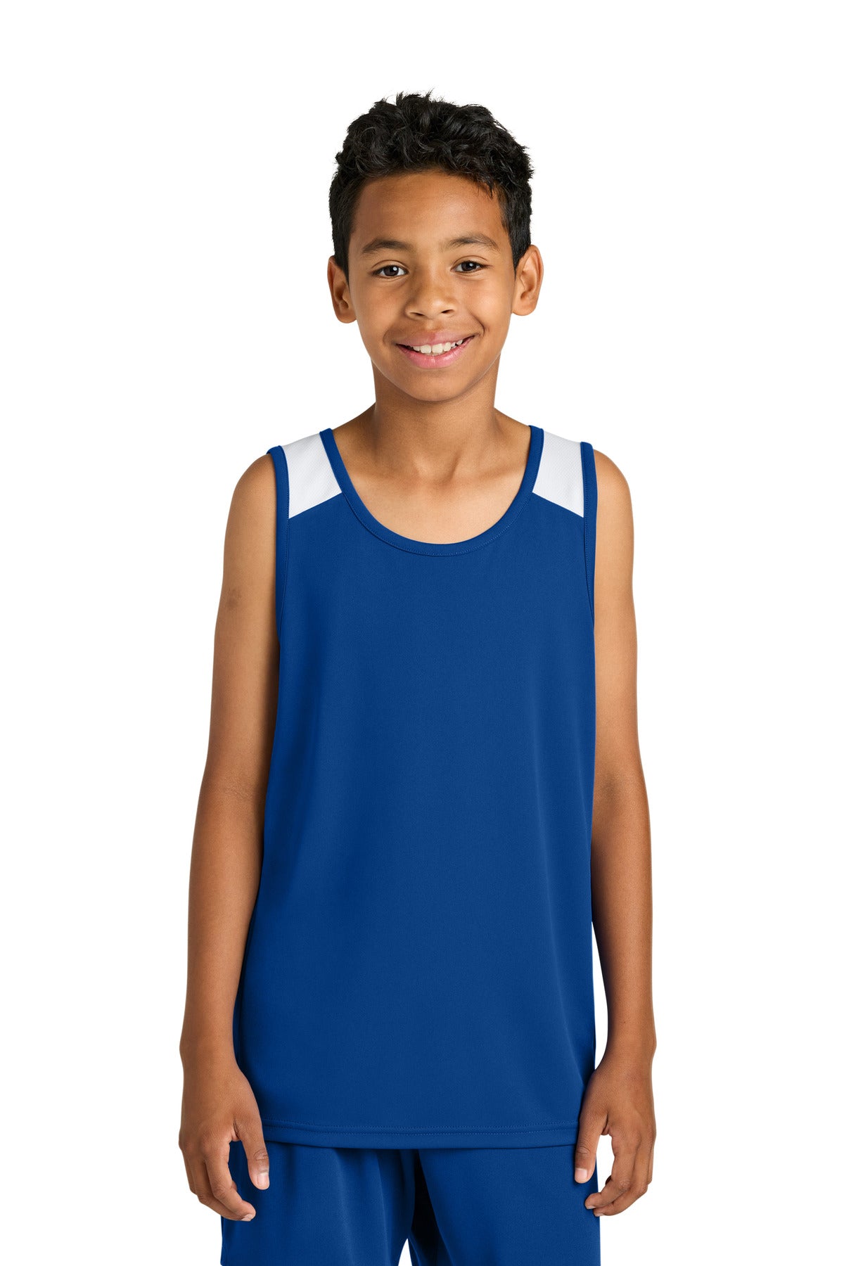 sport-tek ®  youth club track tank yst446