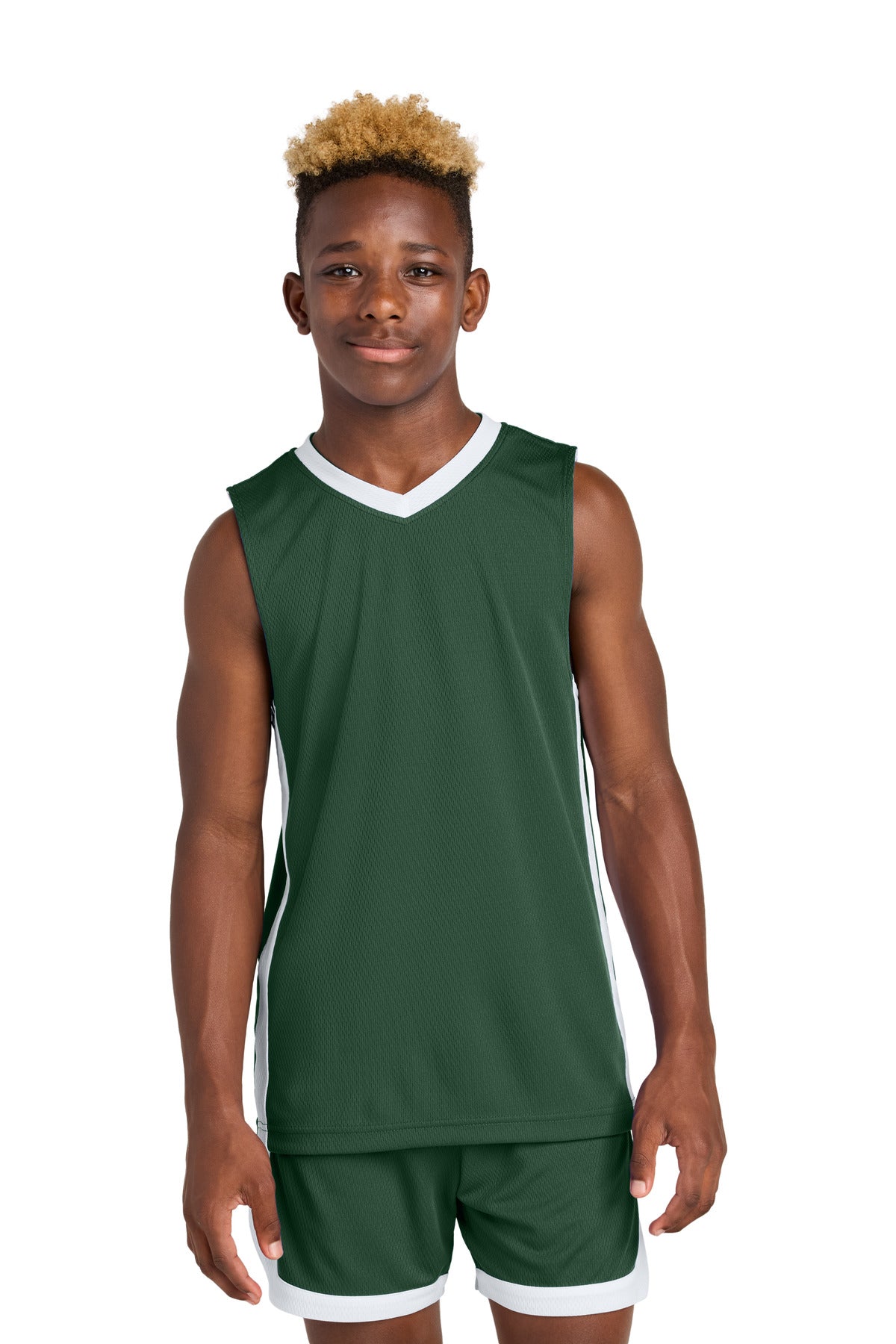 sport-tek ®  youth rival basketball rev jersey yst900
