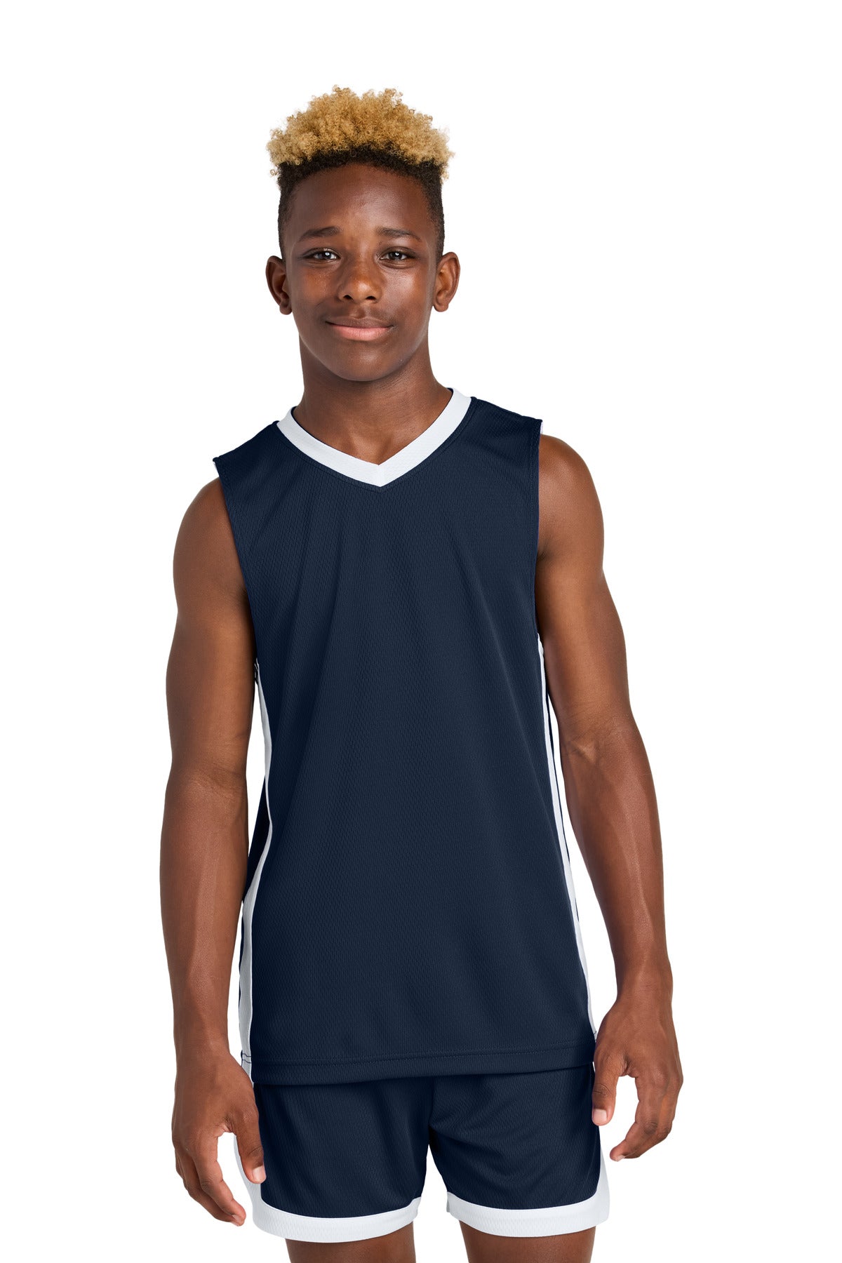 sport-tek ®  youth rival basketball rev jersey yst900