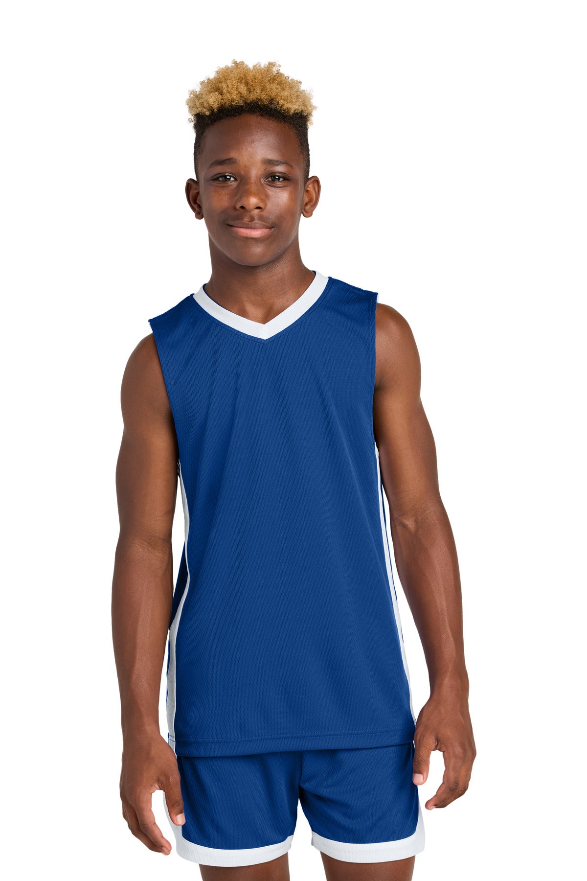 sport-tek ®  youth rival basketball rev jersey yst900