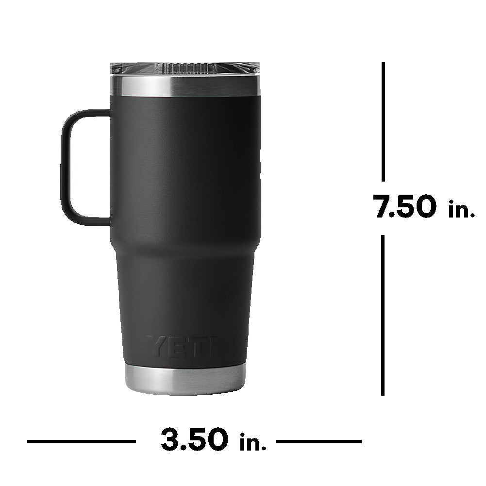 yeti 20 oz rambler travel mug with stronghold lid