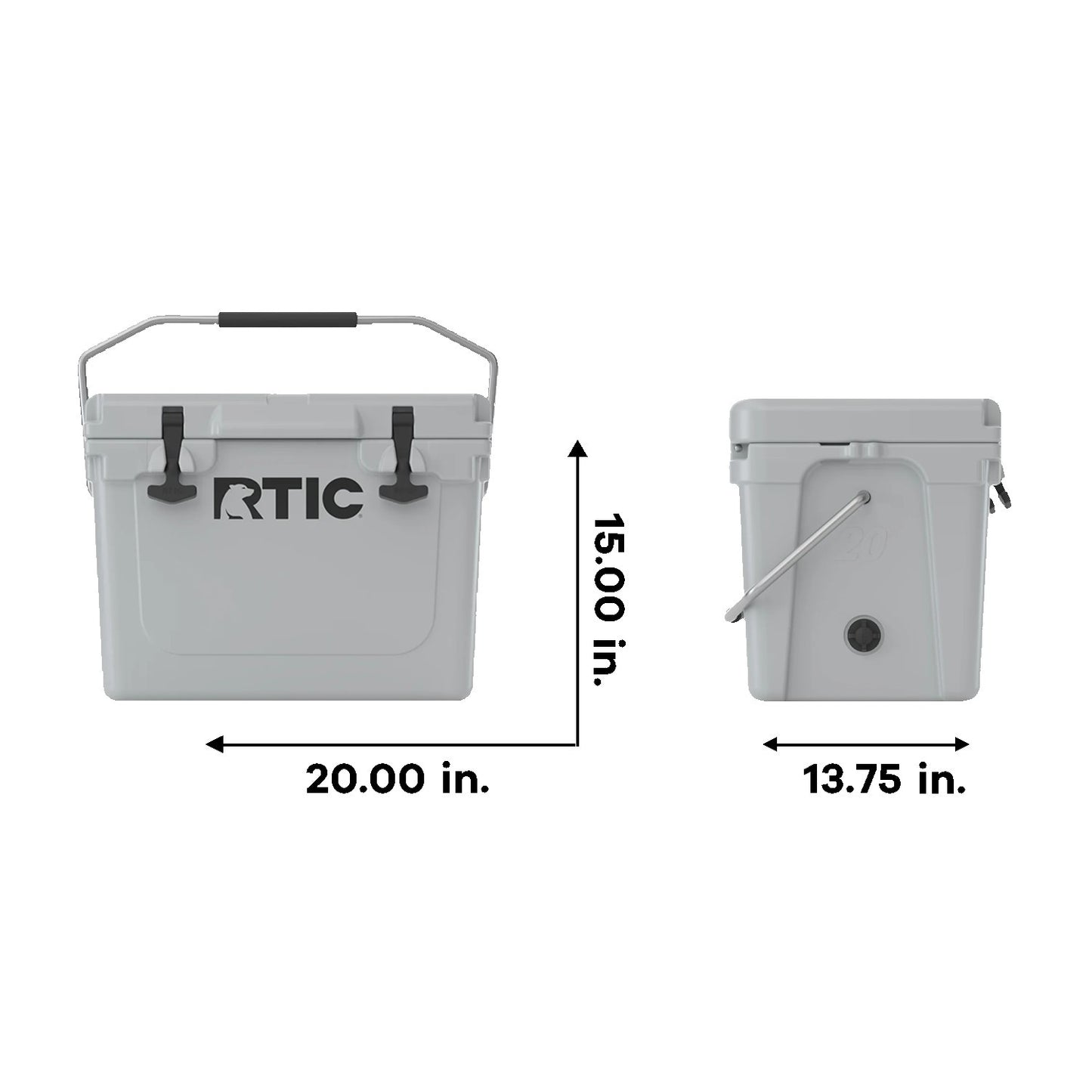 rtic 20 qt ultra-tough cooler