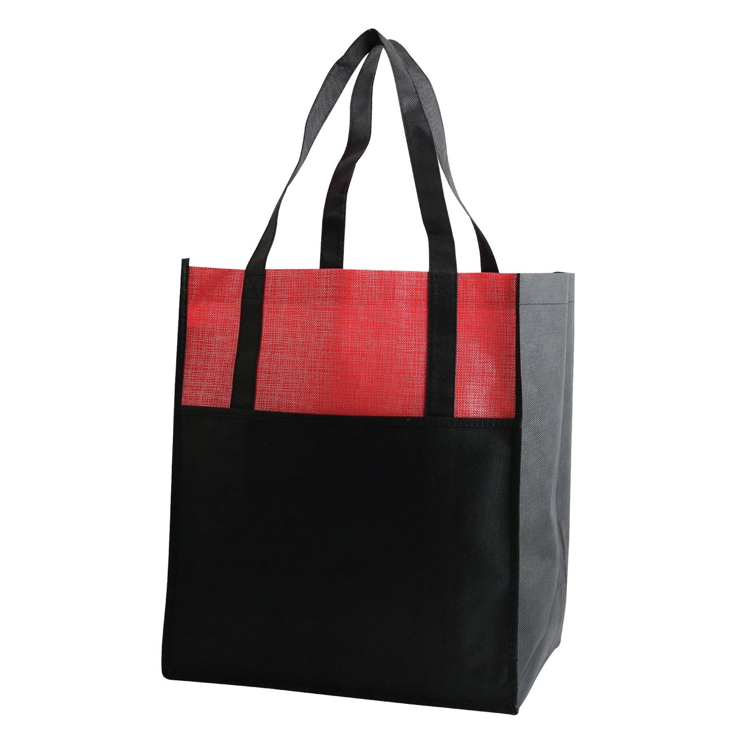 non woven shopping tote bag with insert (13"x15"x10")