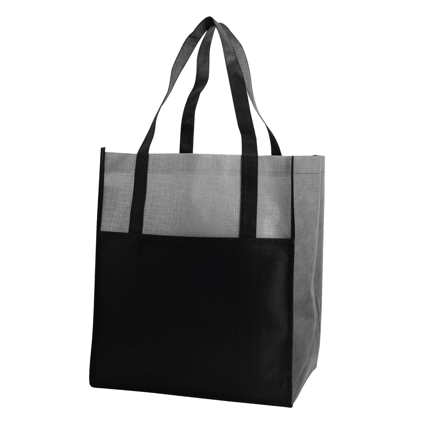 non woven shopping tote bag with insert (13"x15"x10")