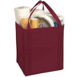large non-woven grocery shopping tote bag