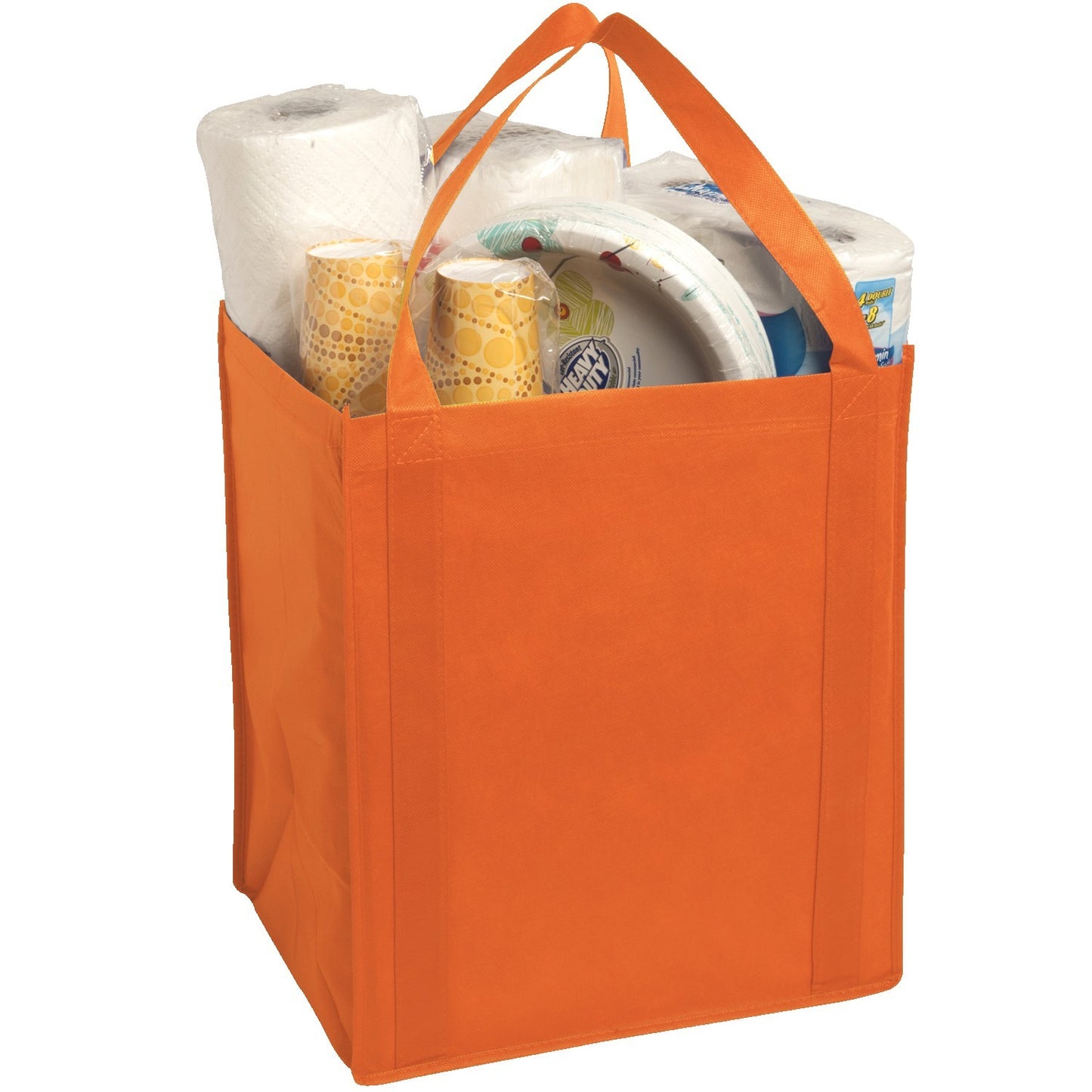 large non-woven grocery shopping tote bag