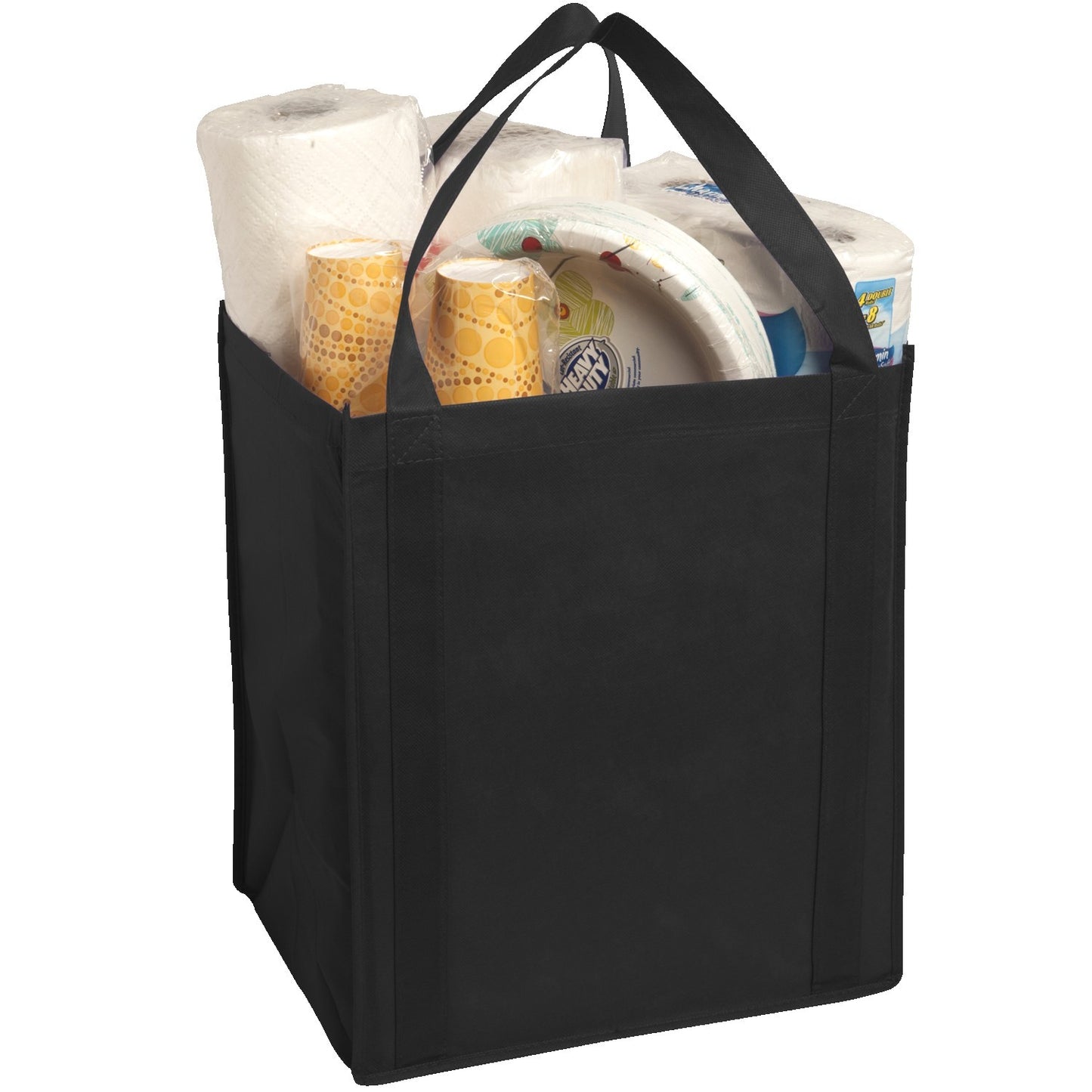large non-woven grocery shopping tote bag