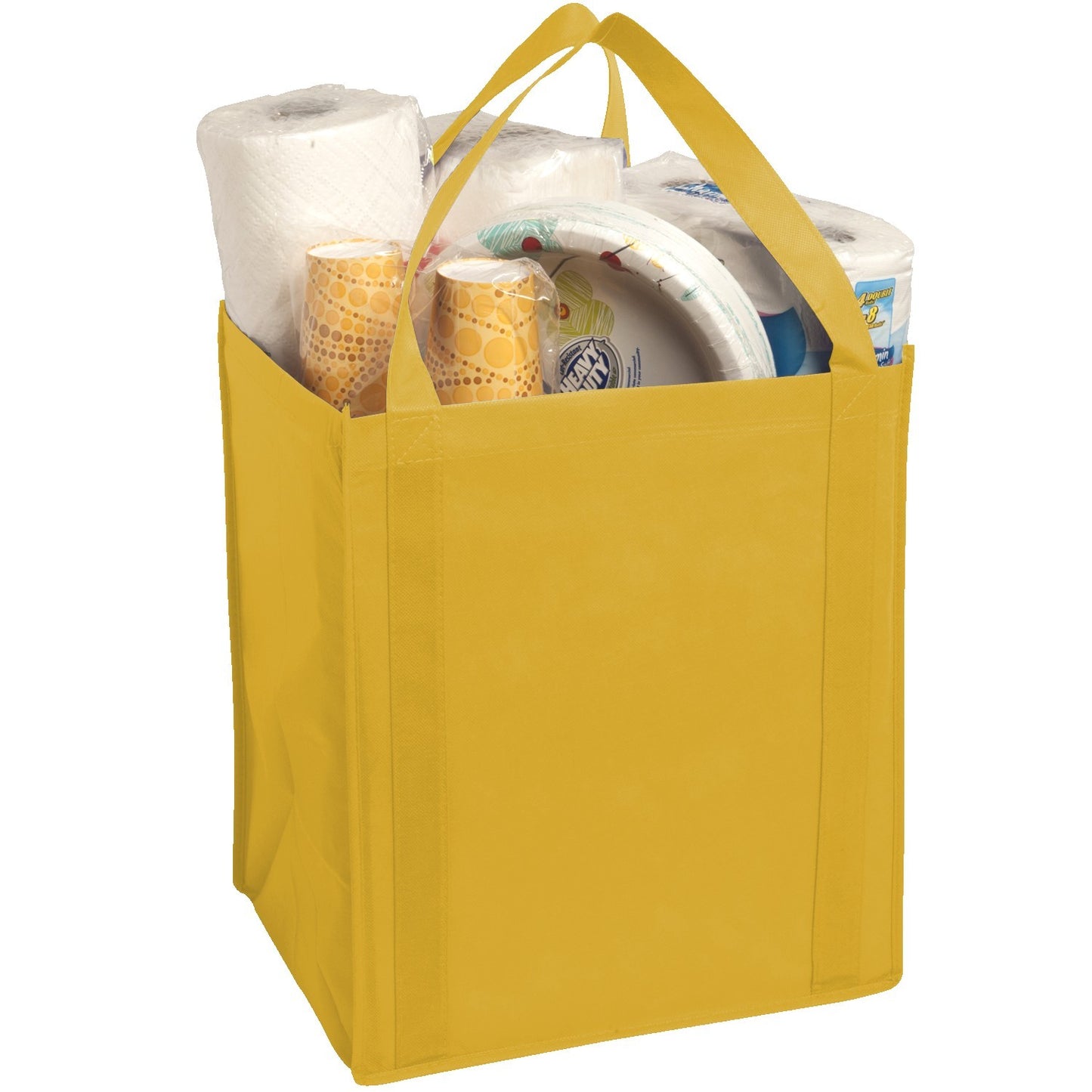 large non-woven grocery shopping tote bag