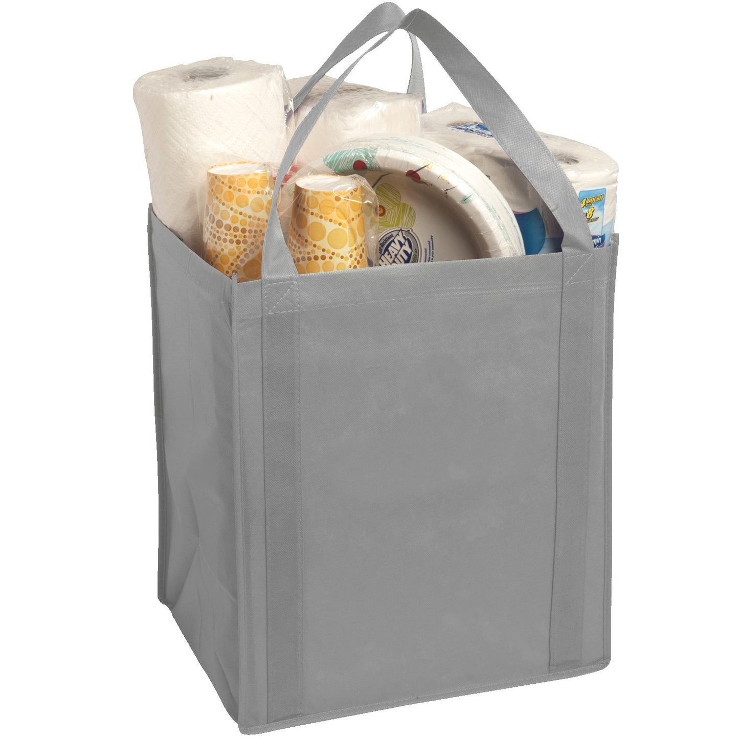 large non-woven grocery shopping tote bag