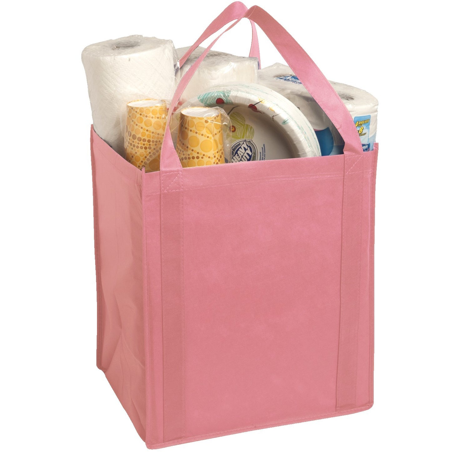 large non-woven grocery shopping tote bag
