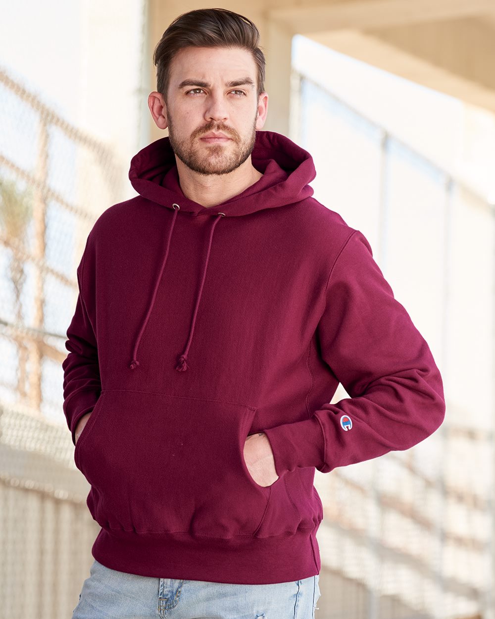 Champion - Weave® Hooded Pullover Sweatshirt - S101 Marketing, Inc.